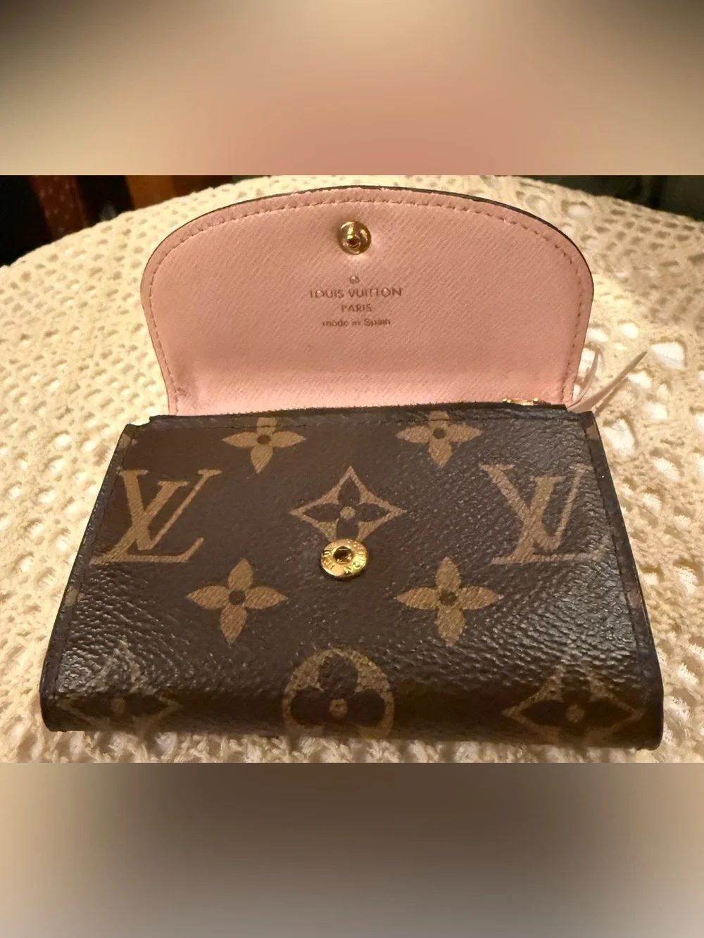 Louis Vuitton Monogram Rosalie Coin Purse - Rose Ballerine